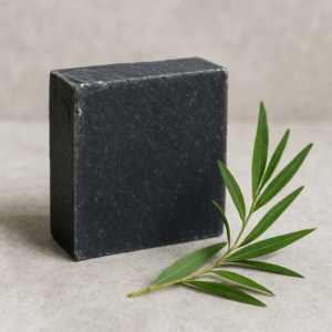 savon purifiant détox huile essentielle tea tree charbon actif