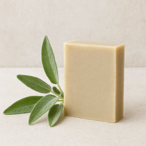 savon à l'huile essentielle de sauge